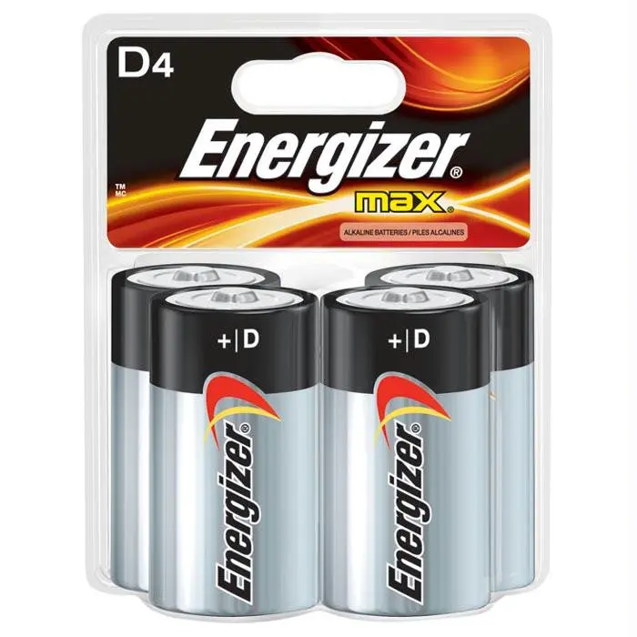 Energizer D-Cell Batteries – 4-Pack 1