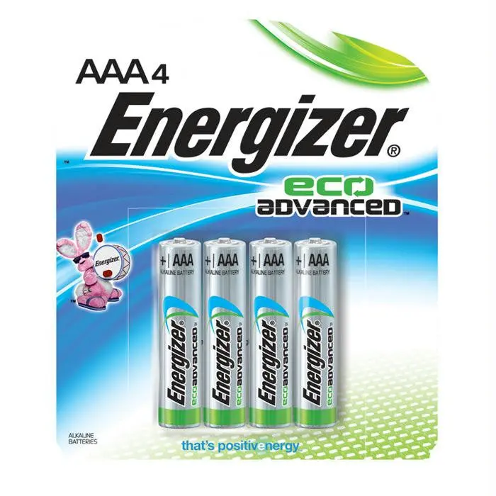 Energizer Ecoadvanced Aaa Batteries – 4-Pack, Sustainable Alkaline 1
