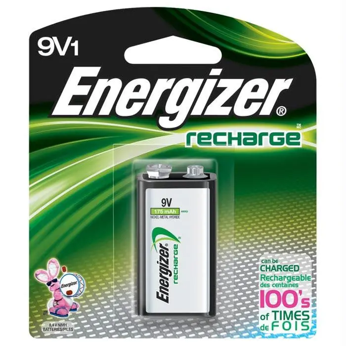 Energizer Rechargeable 9V Battery 1
