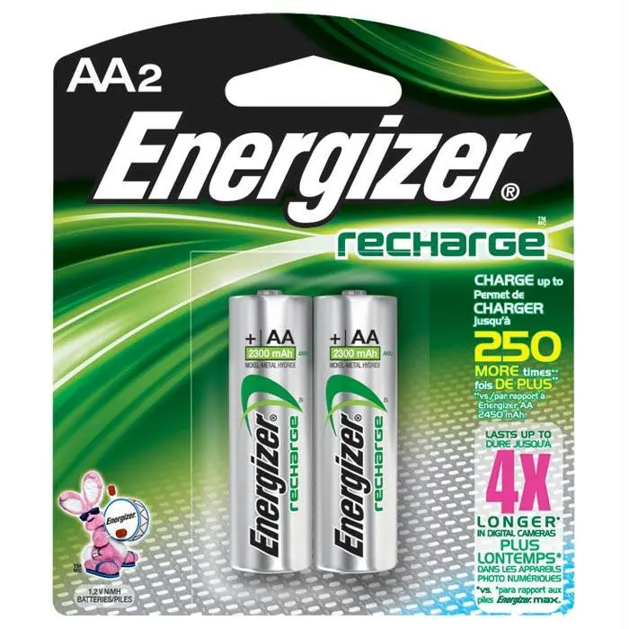Energizer Rechargeable Nimh Aa Batteries – 2-Pack 1