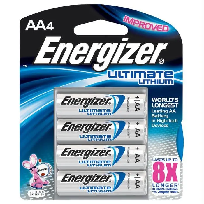 Energizer Ultimate Lithium Aa Batteries – 4-Pack 1