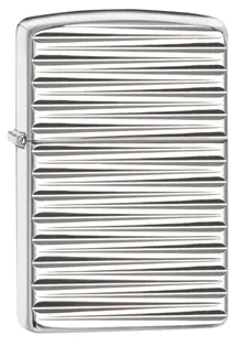 Engine-Turned Horizontal Finish Zippo Lighter 1