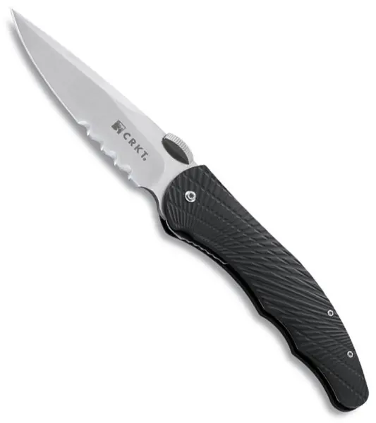 Enticer Assisted-Opening Folding Knife – Serrated Edge & Outburst Mechanism 1