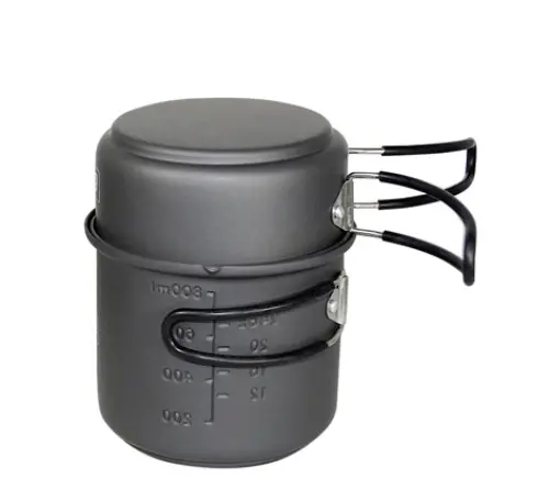 Esbit Alcohol-Fueled Portable Stove With Trekking Cookset 1