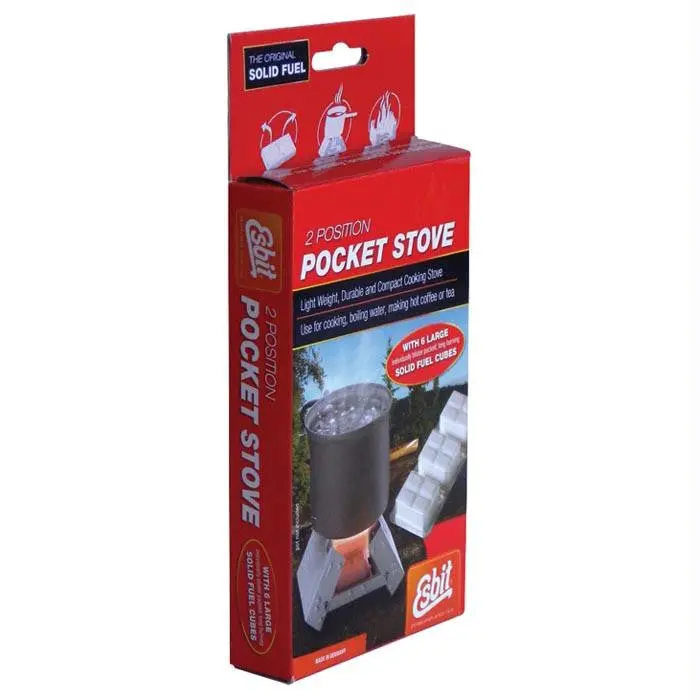 Esbit Pocket Stove Kit With 6 Fuel Tablets (14G Total) 1