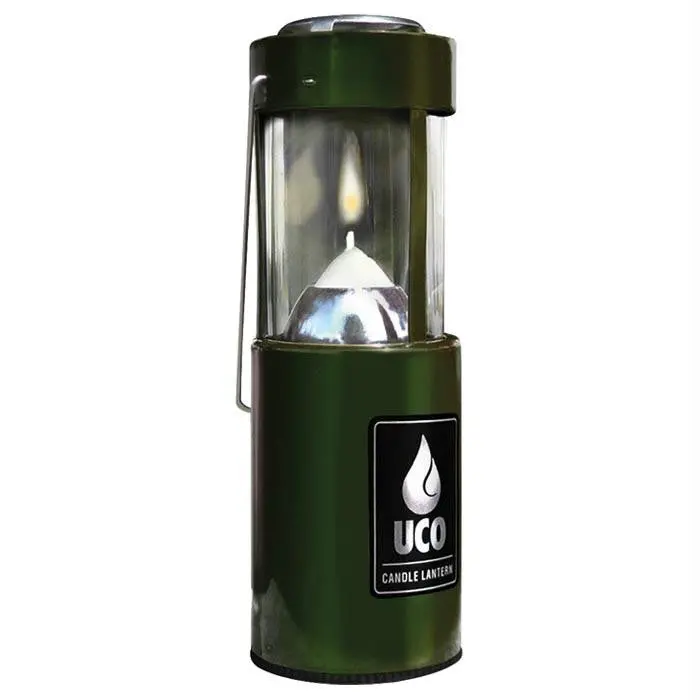 Essential Series Candle Lantern In Forest Green 1