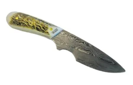 Field Slab Damascus Fixed-Blade Hunting Knife 1