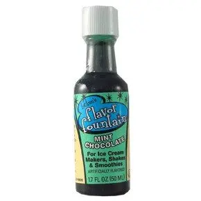 Flavor Fountain Mint Chocolate Syrup Bottle 1