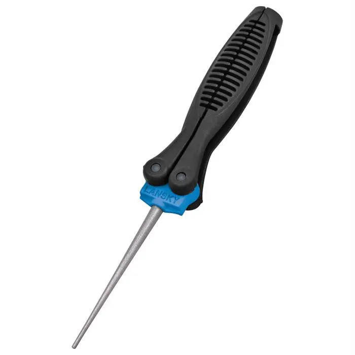 Folding Diamond-Coated Tapered Sharpening Rod 1