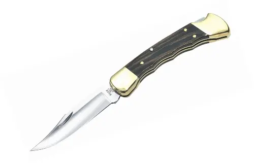 Folding Hunter Knife With Ergonomic Finger Grooves 1