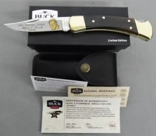 Folding Hunter Recon Knife – Macassar Wood Handle, Mp Series 1
