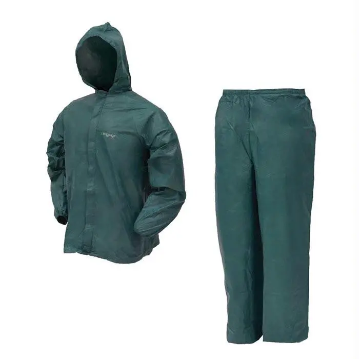Frogg Togg Ultra Rain Suit In Green, Large Size 1