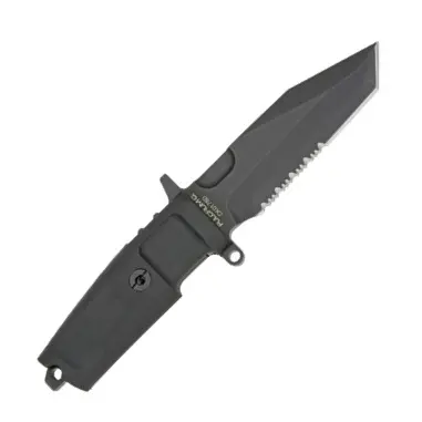 Fulcrum C Fixed-Blade Tactical Knife – Matte Black 1