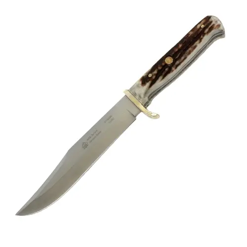 Full-Tang Bowie Knife With German Steel Blade And Genuine Leather Sheath 1