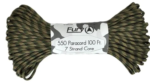 Fury Paracord Survival Bracelet In Recon Camo Pattern 1