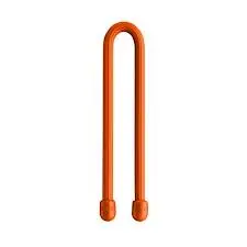 Gear Tie Heavy-Duty Cable Tie – 6-Inch, Bright Orange (2-Pack) 1