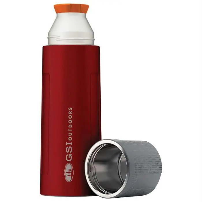 Glacier Stainless Steel Vacuum Insulated Bottle – 1L, Crimson Red 1