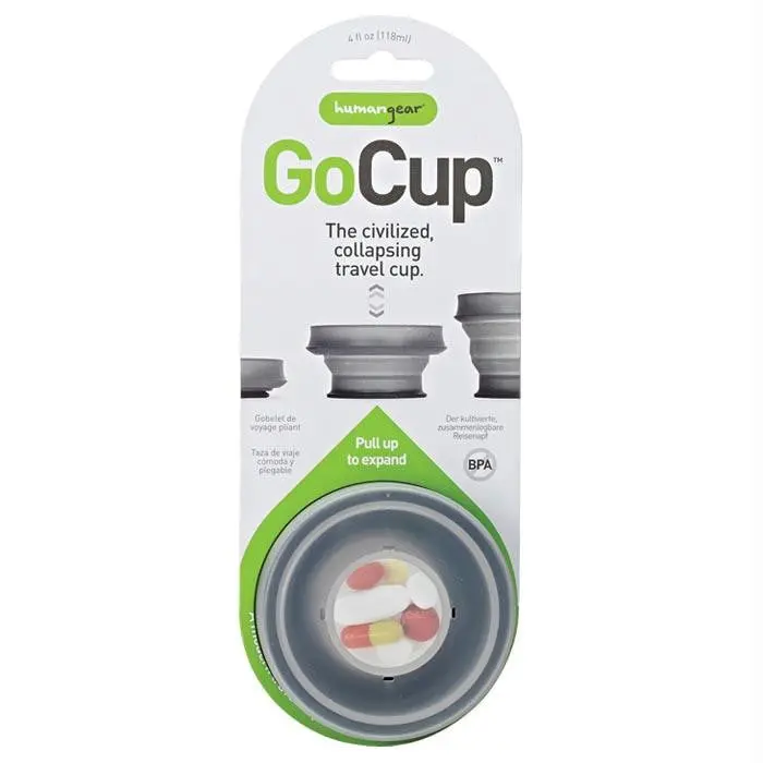 Gocup Compact Drink Cup – 4 Oz, Matte Black 1
