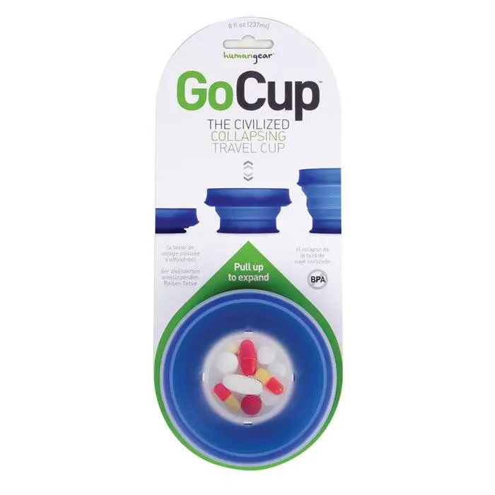 Gocup Compact Drink Cup – 4 Oz, Navy Blue 1