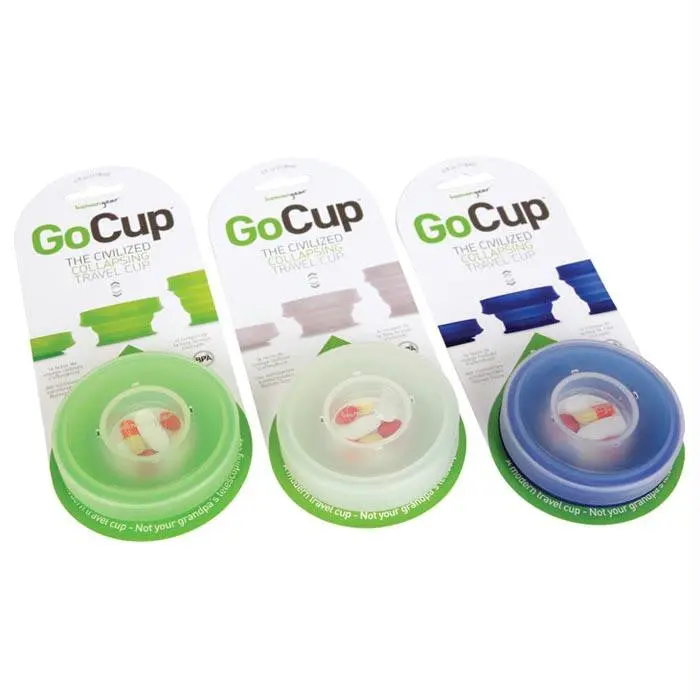 Gocup Compact Drink Cup – 4 Oz, Transparent 1