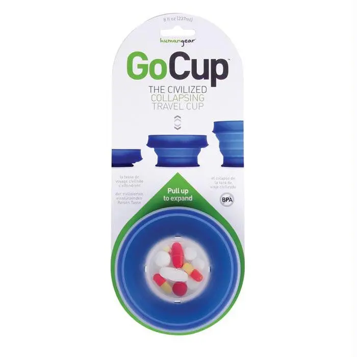 Gocup Oversized Drink Cup – 8 Oz, Navy Blue 1