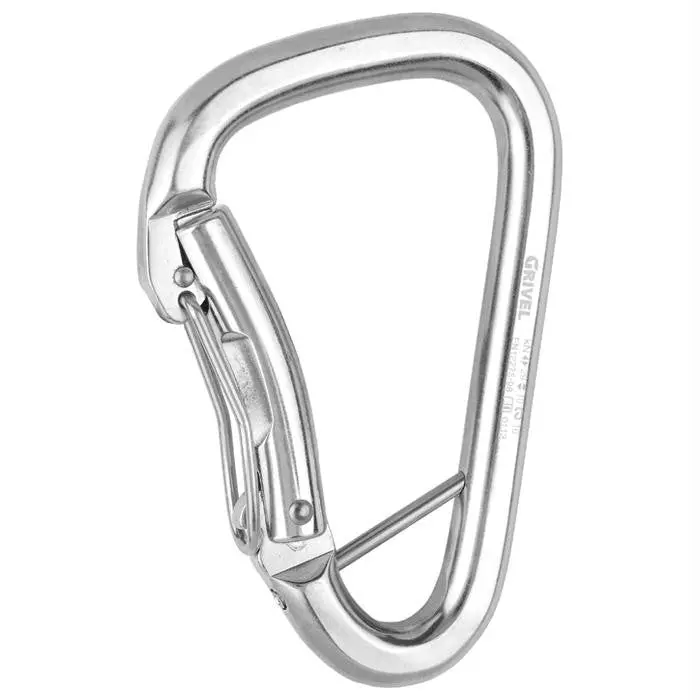 Grivel Steel One Twin-Gate Carabiner – High-Strength Aluminum Alloy 1