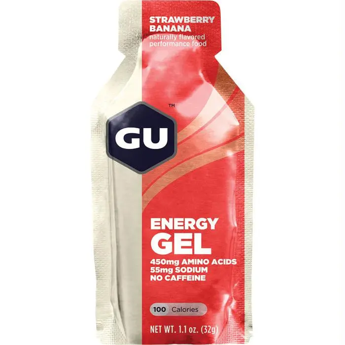 Gu Energy Labs Strawberry Banana Gel – Bulk Pack 1