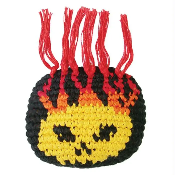 Guate Flaming Hair Design Footbag – Vibrant Style 1