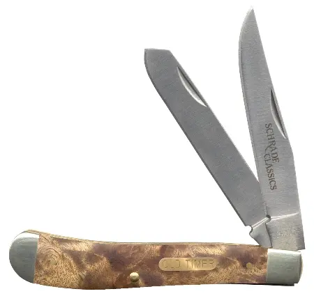 Gunstock Trapper – 3.875" Closed, Two-Blade Design 1
