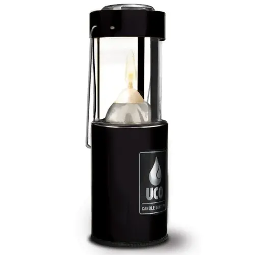 Hand-Painted Original Lantern In Matte Black 1