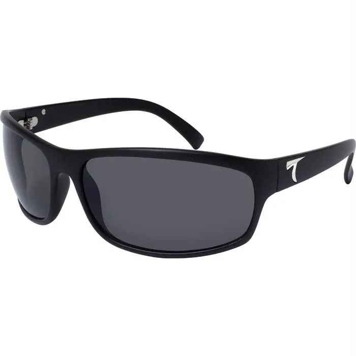 Harbor Matte Black Frame Polarized Sunglasses – Hg Lens 1