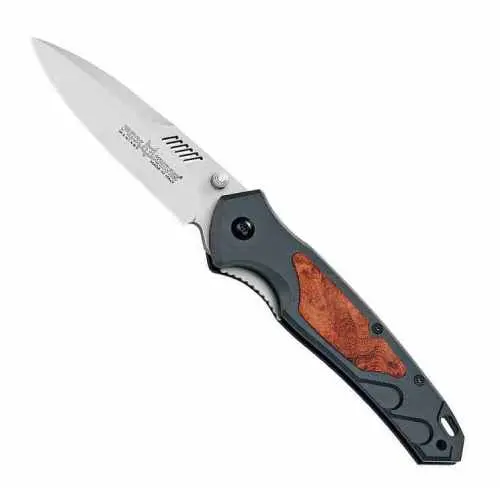Harrier Hybrid Knife With Aluminum Frame And Natural Wood Accents 1