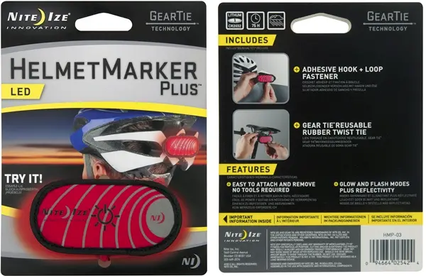 Helmet-Mounted Red Led Marker Light 1