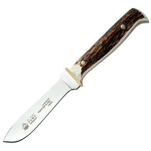 Hunter’S Pal Field Knife With Staghorn Handle And Sheath 1