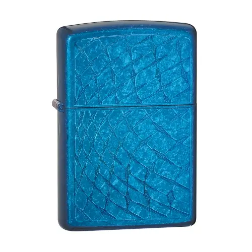 Iced Diamond Plate – Cerulean Finish Sharpening Surface 1