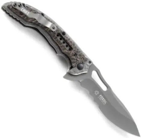 Ikoma Fossil Series Serrated Pocket Knife 1