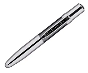 Infinium Space Pen In Black Titanium And Chrome Finish 1