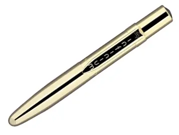 Infinium Space Pen In Gold-Tone Titanium Finish 1
