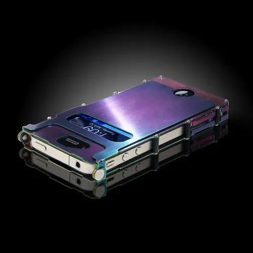 Inox Rainbow-Stainless Steel Iphone 4/4S Protective Case 1