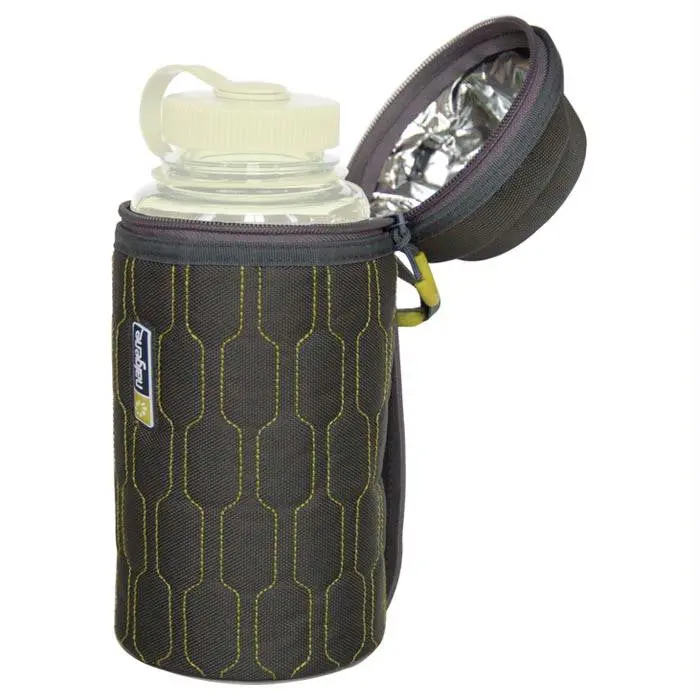 Insulated Bottle Carrier – Sleek Gray Thermal Sleeve 1