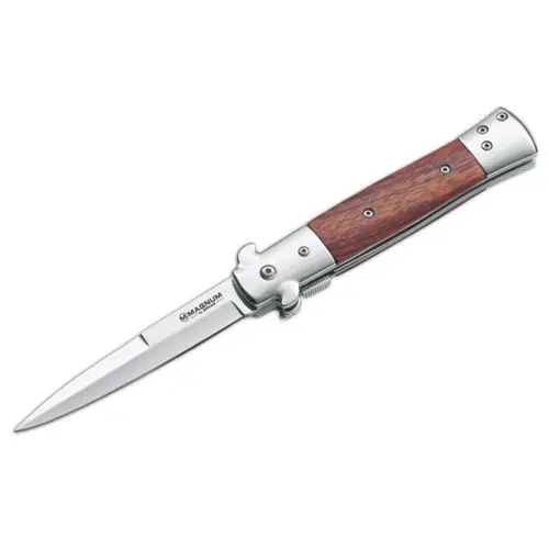 Italian Classic Rosewood Linerlock Folding Knife 1