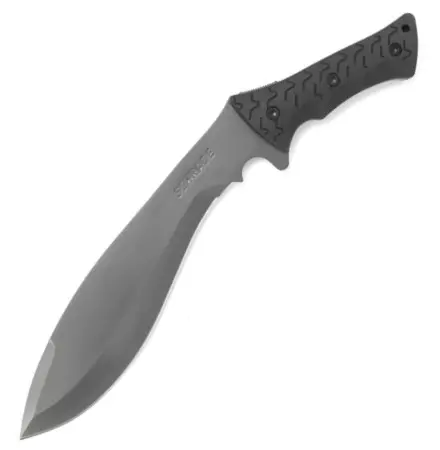 Jethro Full-Tang Drop Point Recurve Knife 1
