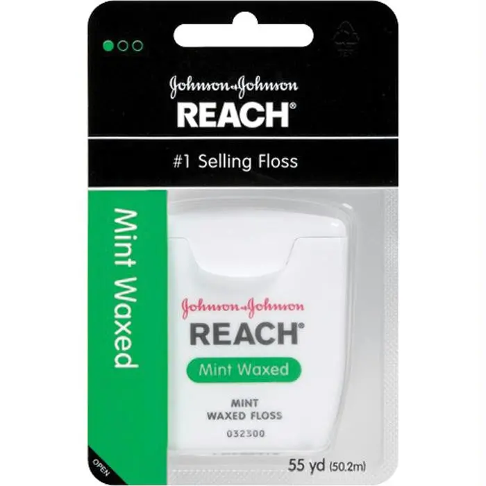 Johnson & Johnson Mint Wax Dental Floss 1