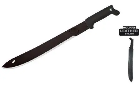 Jungle Saber Machete – Includes Genuine Leather Sheath 1