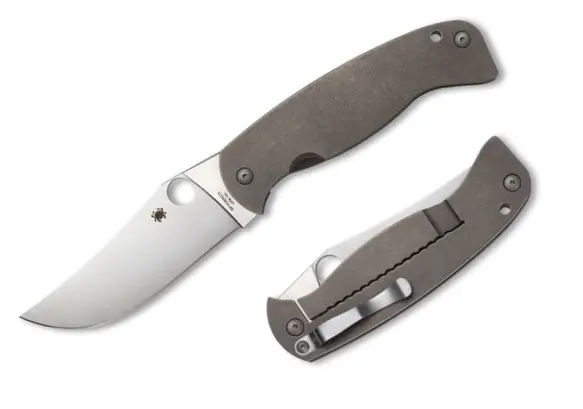 K-2 Titanium Folding Knife – Sleek Plain-Edge Design 1