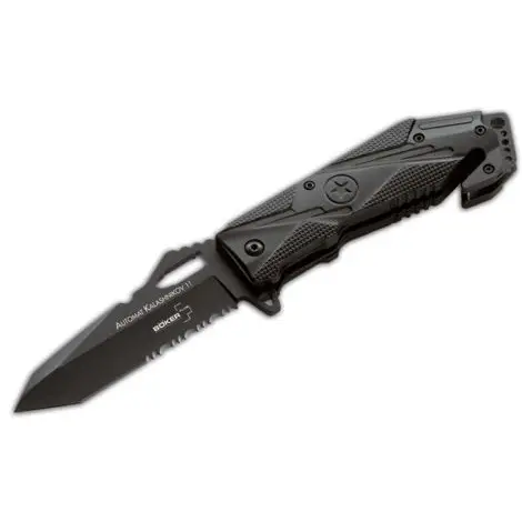 Kal 11 Tactical Tanto Knife Featuring Seatbelt Cutter And Glass Breaker 1