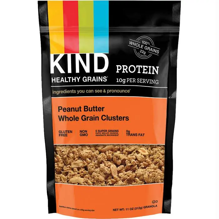 Kind Cluster Peanut Butter & Whole Grain Bar 1