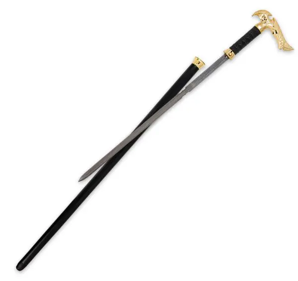 Kit Rae Gold Axios Forged Sword Cane – Collectible Edition 1