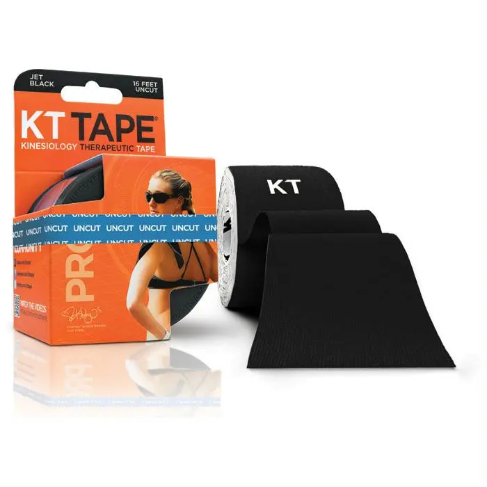 Kt Tape Pro Synthetic Kinesiology Tape – Uncut Black Roll 1