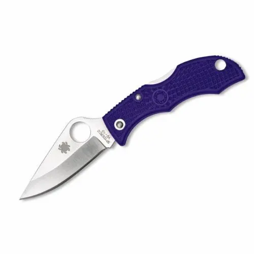 Ladybug 3 Pocket Knife – Purple Handle, Plain Edge 1